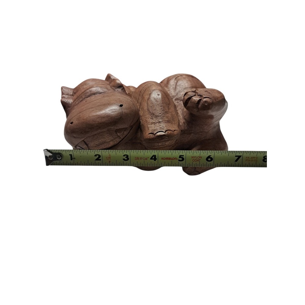 Hippopotamus Hand Carved - Picture 11 of 11
